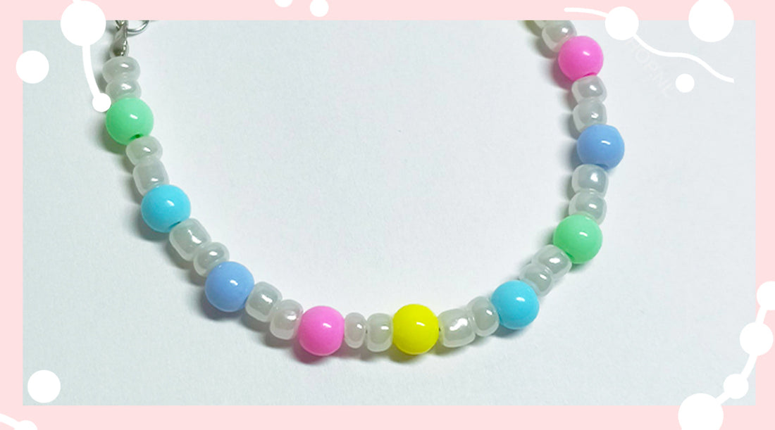 DIY- Tijdloos armbandje met vrolijke pastelkleuren