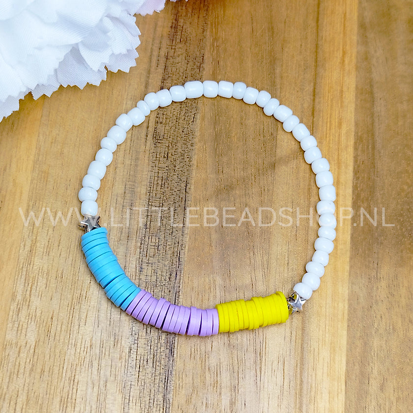 Rocailles Basic White 4mm, 27 gram