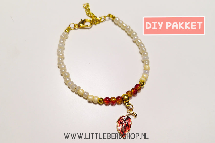 DIY-pakket Armbandje 'Autumn Leaf'