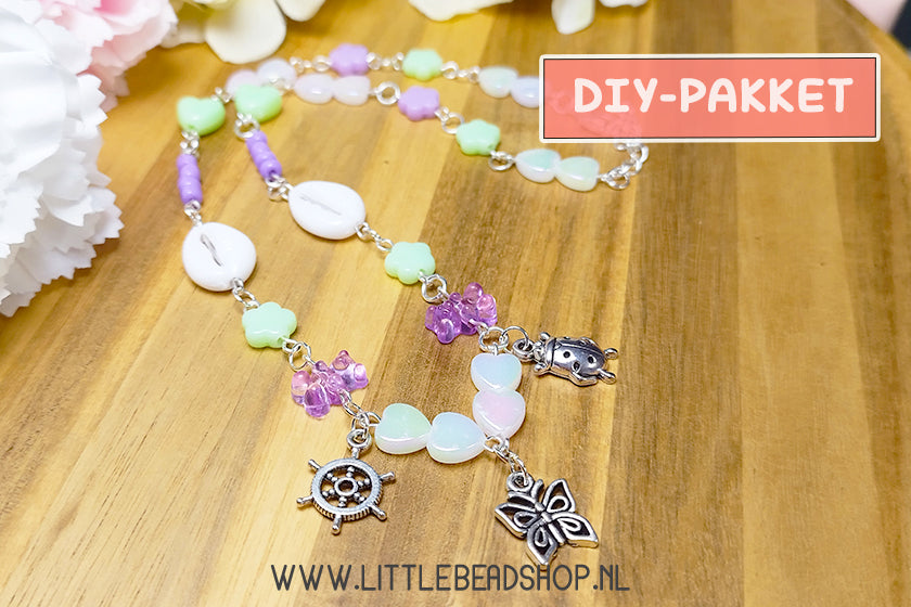 DIY-pakket Gekettelde Ketting 'Spring Party'