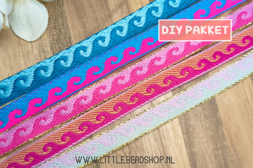 DIY-pakket Lint Armbandjes Maken 'Waves'