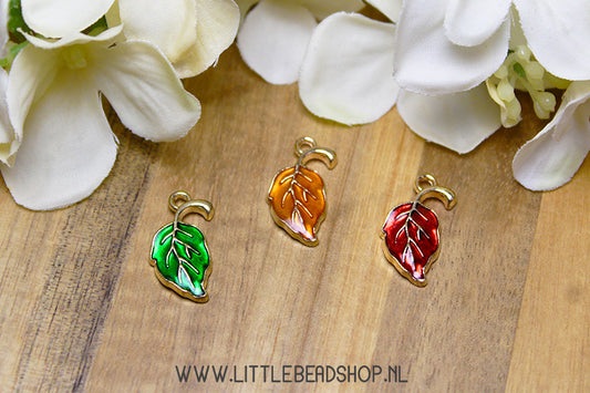 Emaille Bedels Blaadje, per stuk