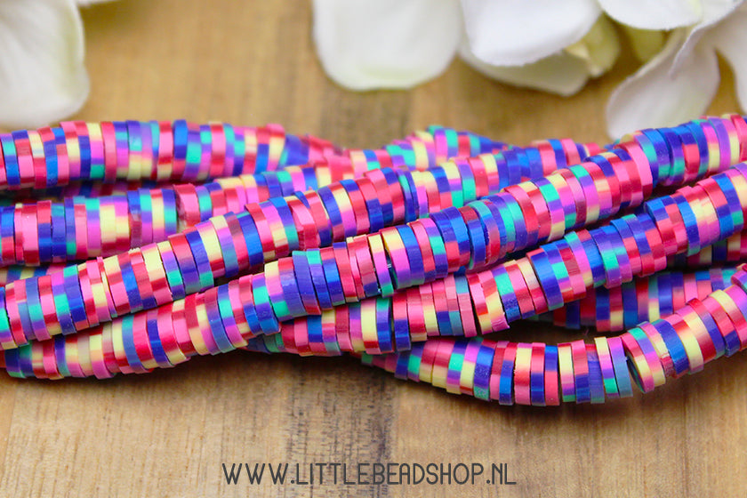 Katsuki Beads Colorburst Dark 6mm, per strand