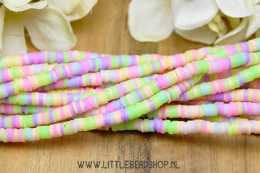 Katsuki Kralen Mix Pastel Dreams 4mm, per streng