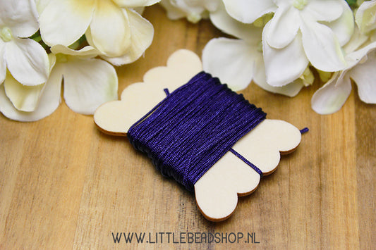 Nylon Cord Dark Blue 0.8mm, 5 meters