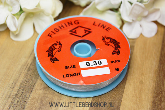 Transparent nylon thread 0.3mm, 100 meters