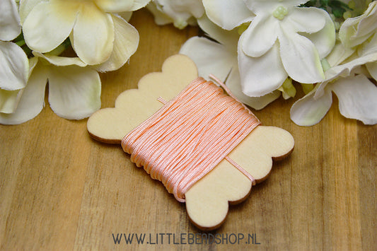 Nylon cord salmon pink 0.8mm, 5 meters
