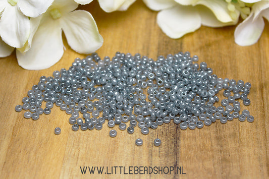 Rocailles Pearl Mouse Gray 2mm, 15 grams