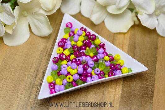 Rocailles Kralen Mix Magic Forest 4mm, 27 gram