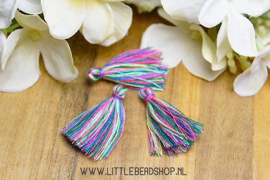 Charms Tassels Multi-colour, per piece