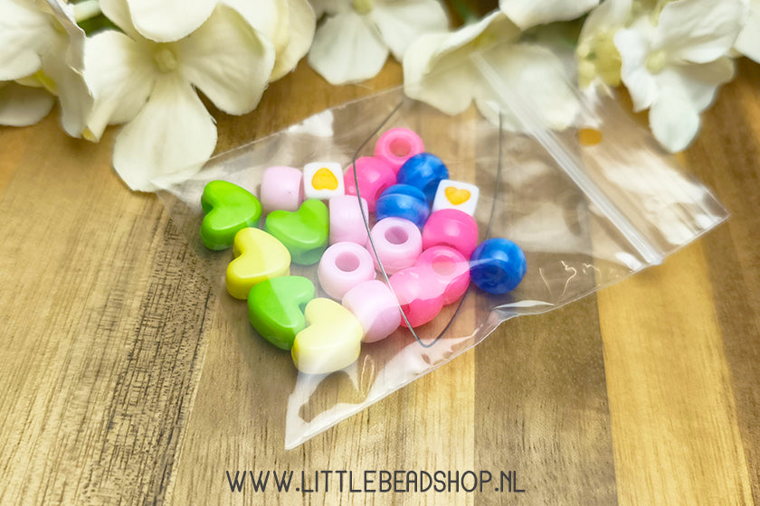 DIY Ribbon Bracelet Kit 'Good Vibes'