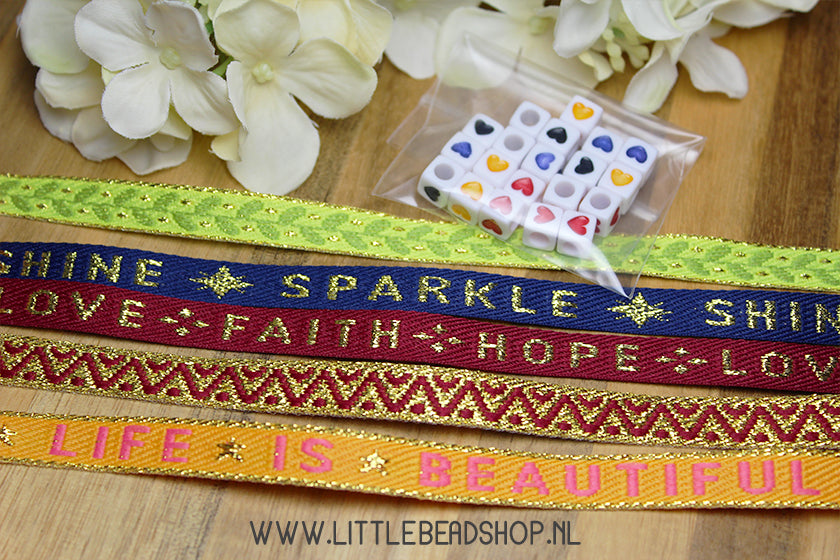 DIY-pakket Lint Armbandjes Maken 'Festive'