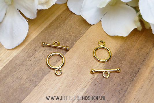 Basic gold-colored chapter locks, per set