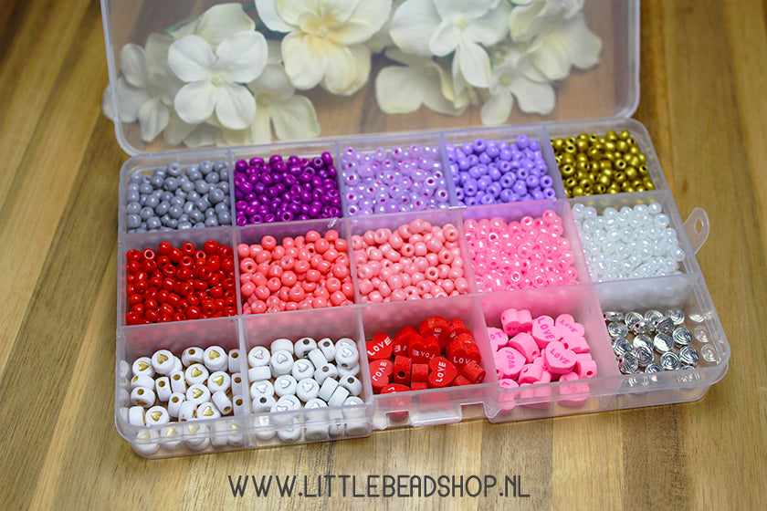 Kralenbox Lovely met 4mm rocailles