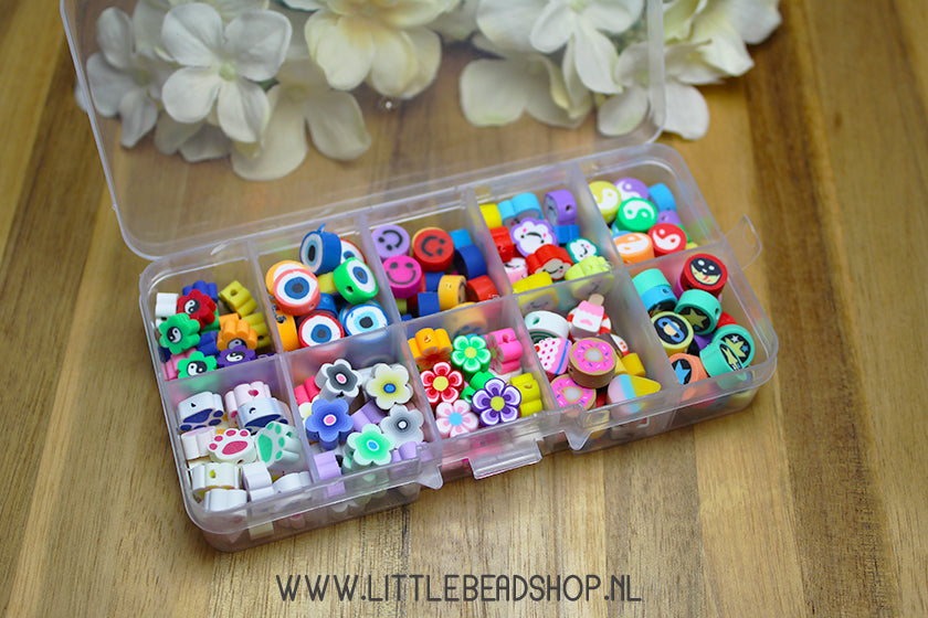 Kralenbox Polymeer Kralen met Yin Yang