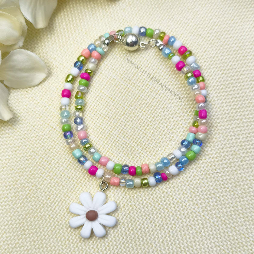Maak je eigen Lente Armband - DIY Kit - Spring Flowers