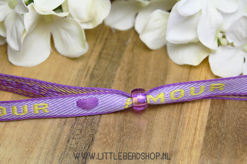 Acrylic beads Basic Transparent Bright, +/- 30 pieces