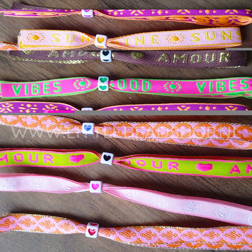 20x lint armbandjes willekeurig - Verrassingspakketje