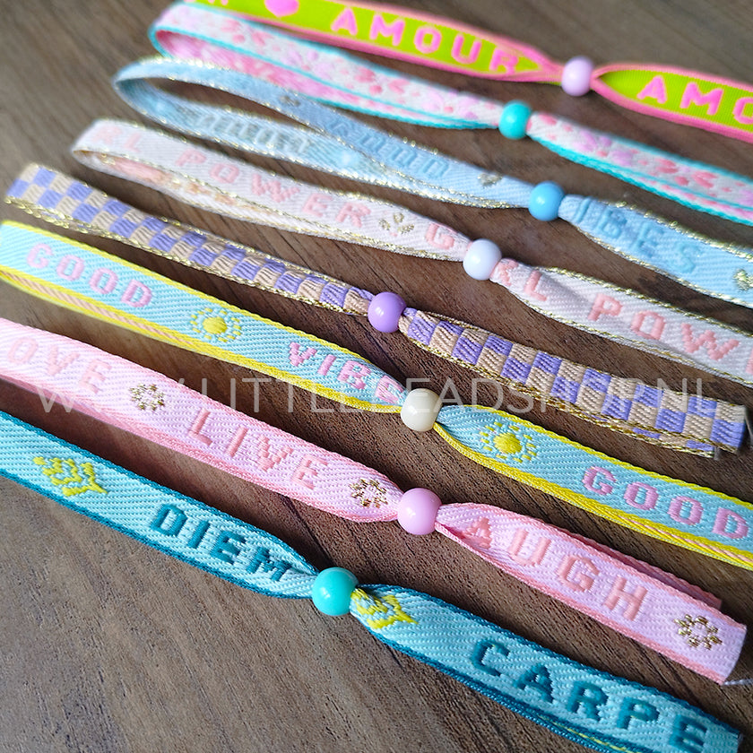 20x lint armbandjes willekeurig - Verrassingspakketje