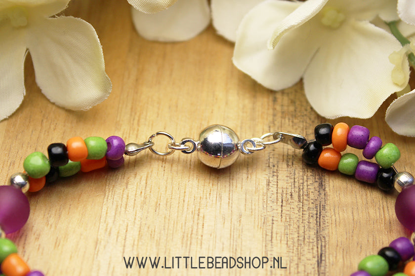 Magnet Closures silver color 14mm, per set