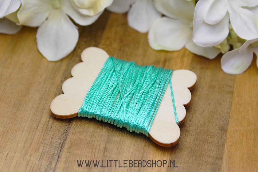 Nylon Cord Mint Blue 0.8mm, 5 meters