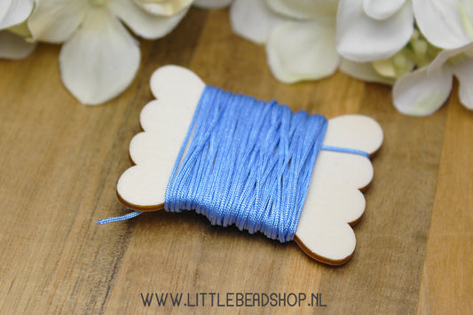 Nylon Cord Pastel Blue 0.8mm, 5 meters