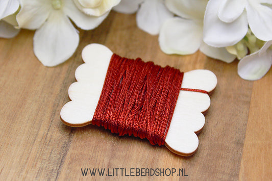 Nylon Cord Rust Brown 0.8mm, 5 meters