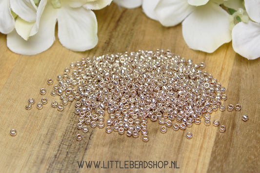 Rocailles Light Gold Metallic 2mm, 15 gram