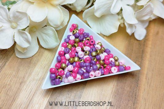 Seed Beads Beads Mix Lovely 4mm, 27 grams