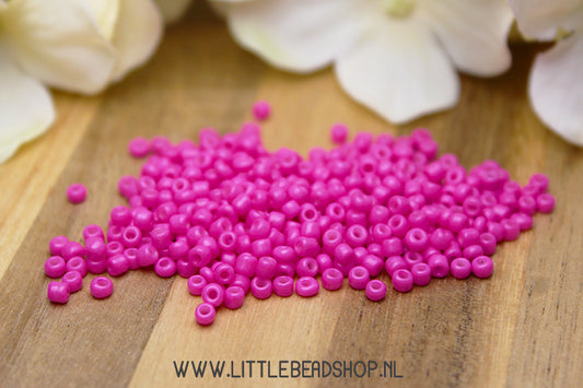 Seed beads Sweet Pink 2mm, 15 grams