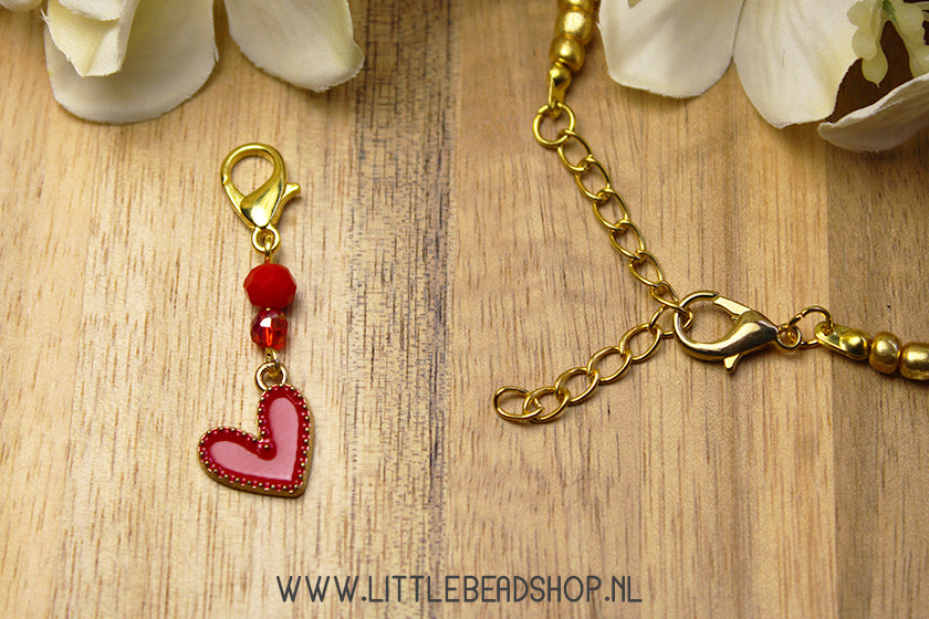 Sluitingen karabijn goudkleur 14mm, 10 stuks