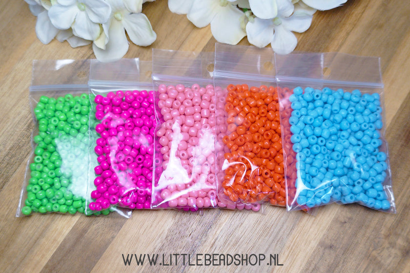 Voordeelpakket Rocailles 4mm 'Sparkling Summer'