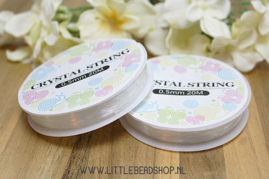 Elastic transparent 0.5mm, per roll