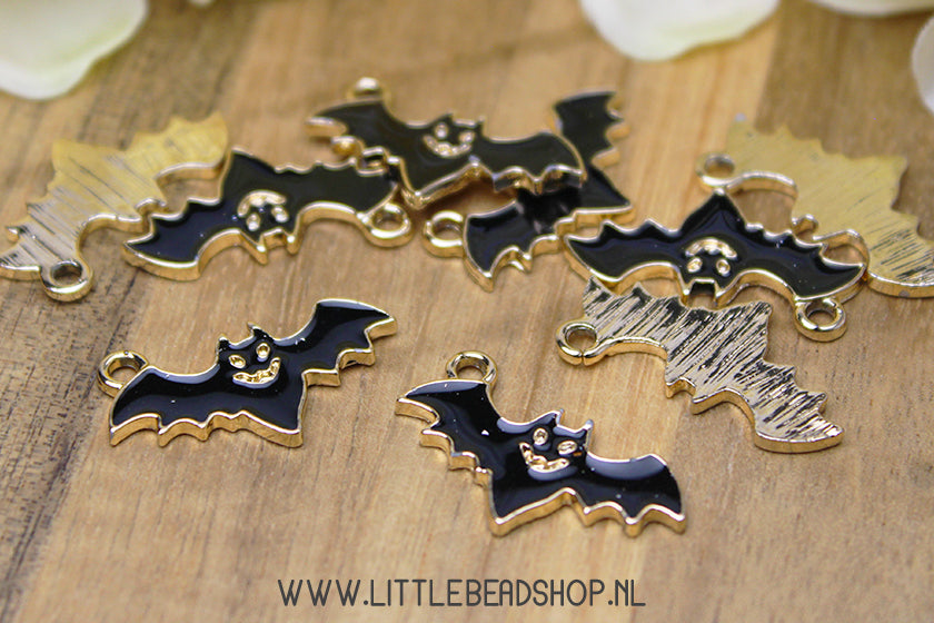 Enamel Charms Bat, per piece