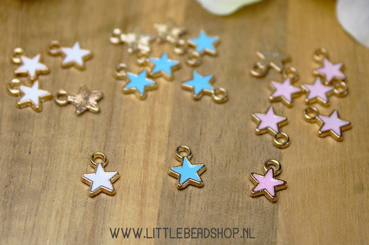 Emaille Bedels Kleine Ster, per stuk