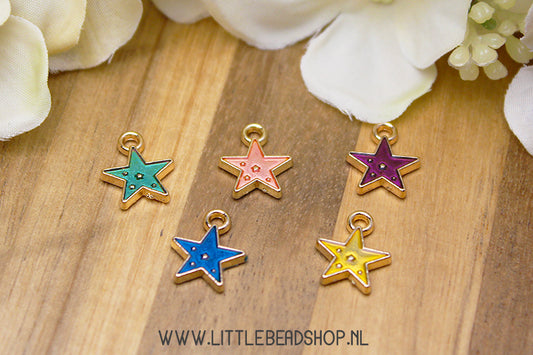 Emaille Bedels Sterretjes, per stuk