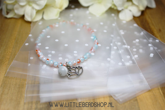 Gift Bags Cellophane Dot Bags, 10 or 100 pieces