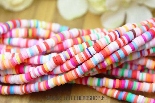 Katsuki Beads Multi-colour 4mm, per strand