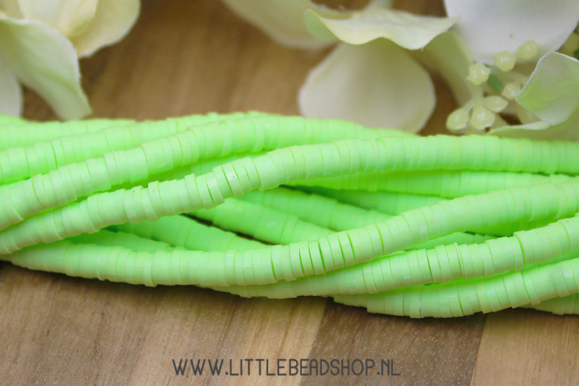 Katsuki Kralen Spring Green 4mm, per streng