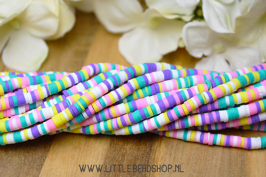 Katsuki Beads Mix Happy Colors 4mm, per strand