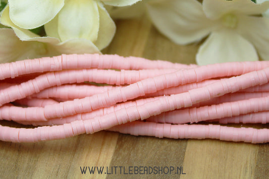 Katsuki Beads Light Salmon Pink 4mm, per strand