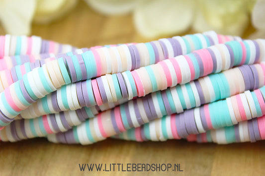 Katsuki Beads Pastel Party 6mm, per strand