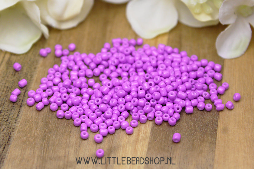 Rocailles Basic Purple 2mm, 15 gram