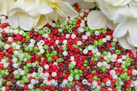 Seed Beads Beads Mix Autumn Leafs 4mm, 27 grams