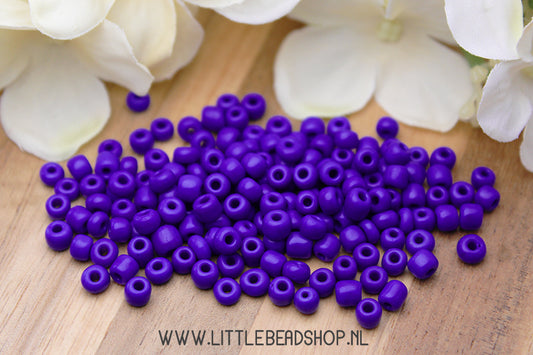 Rocailles Deep Blue 4mm, 27 gram