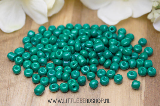 Rocailles Dark Turquoise 4mm, 27 gram