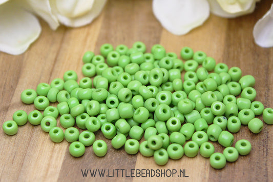 Rocailles Forest Green 4mm, 27 gram