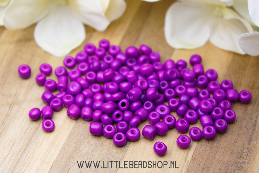 Rocailles Orchid Purple 4mm, 27 gram