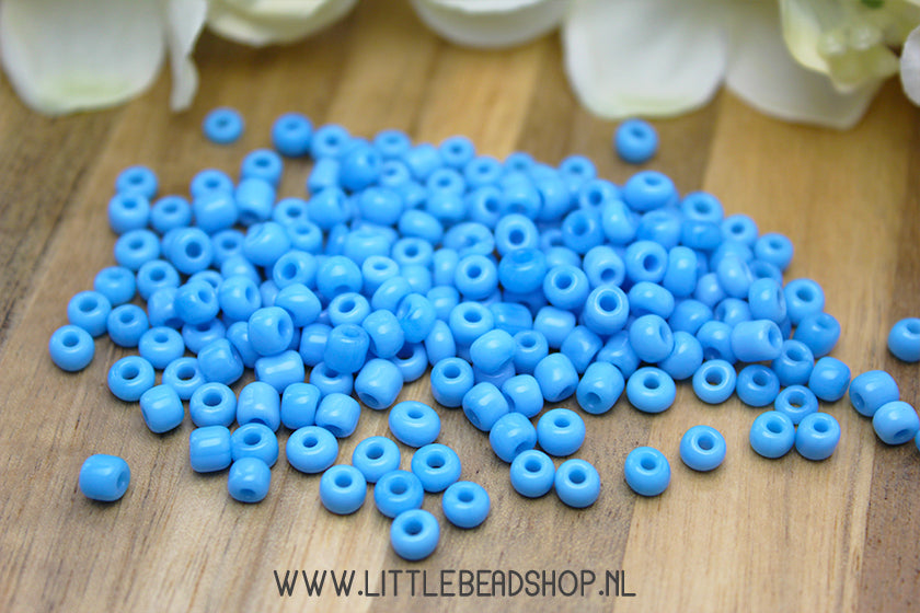 Rocailles Cool Blue 4mm, 27 gram