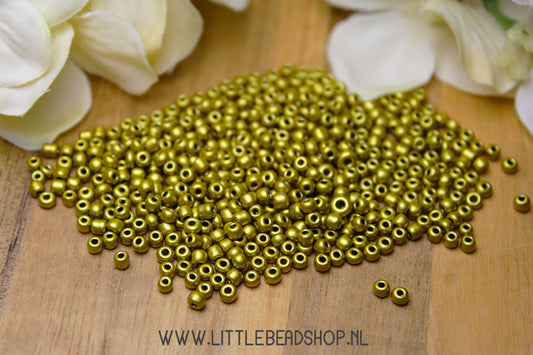 Rocailles Dark Goldenrod 2mm, 15 gram